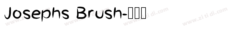 Josephs Brush字体转换